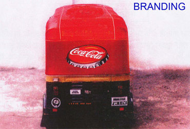 Advertise on rickshaw